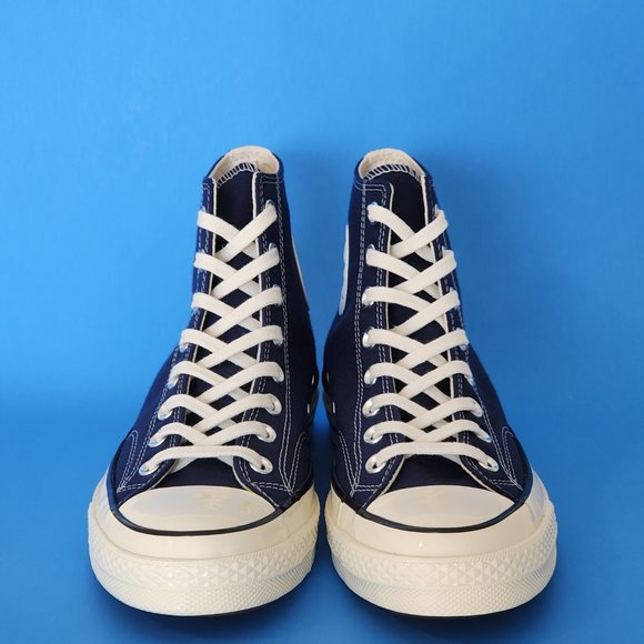 Converse Chuck 70 Hi Midnight Navy/Egret/Black Unisex Sneakers 172676C NWT - Picture 6 of 6